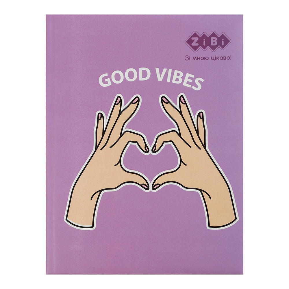 /Блокнот SYMBOL, А-5, 64 арк., тв. обкл., глян. лам. з поролоном, KIDS Line, фіолетовий