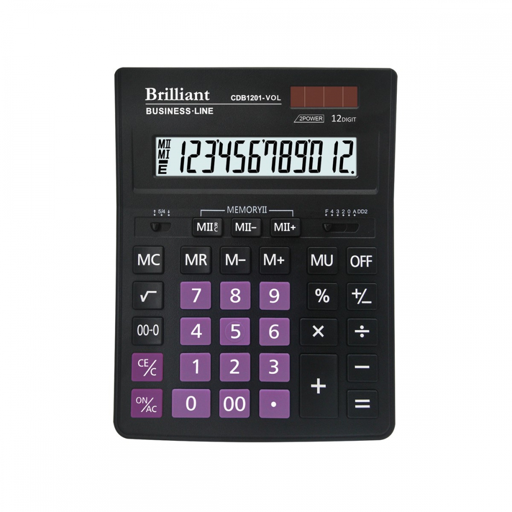 /Калькулятор Brilliant CDB1201-VOL 12розр.