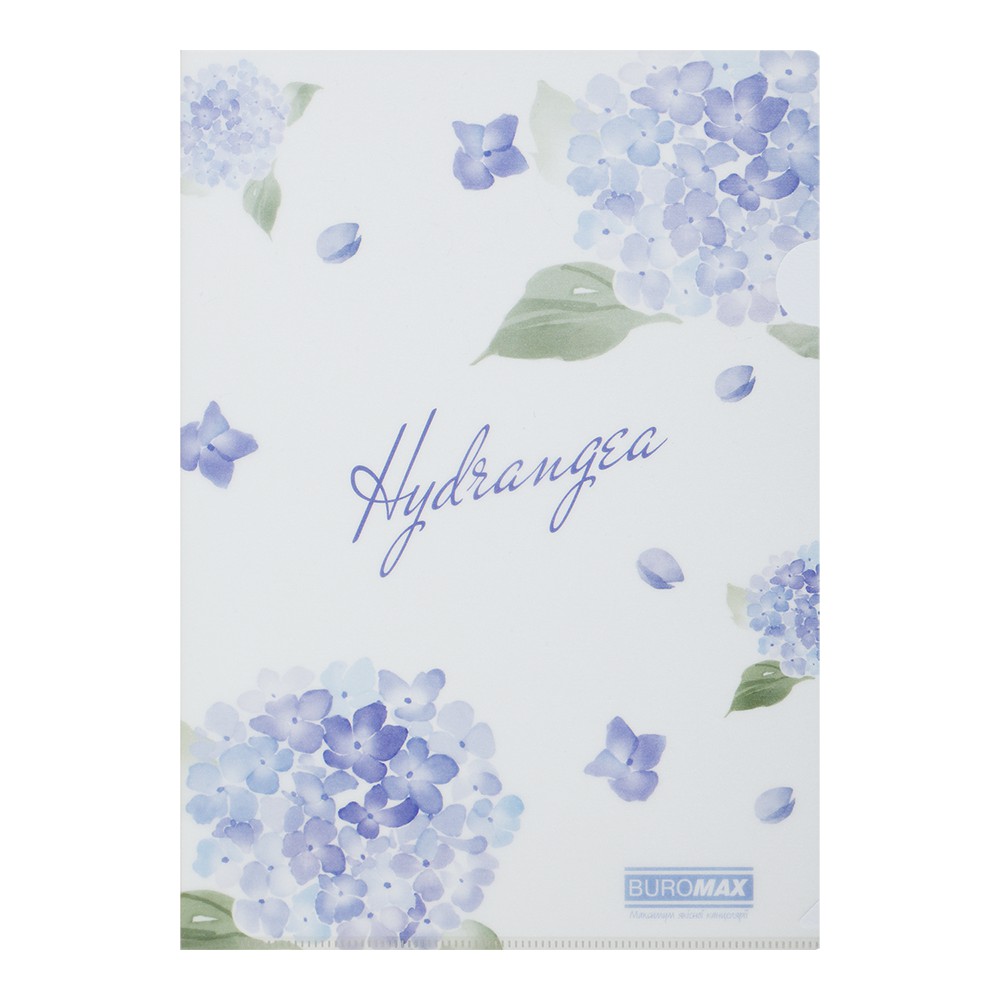 Папка-кутик А4, DREAM ARABESKI, напівпрозора, світло-синя