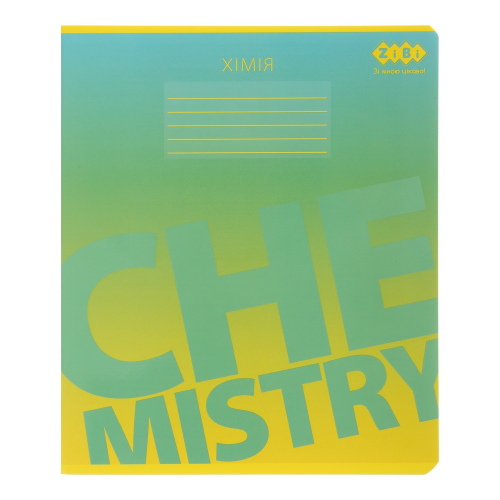 /Зошит учнівський загальний GRADIENT, 48арк., клітинка, хімія, структ. лак + вибір. УФ лак, KIDS LI