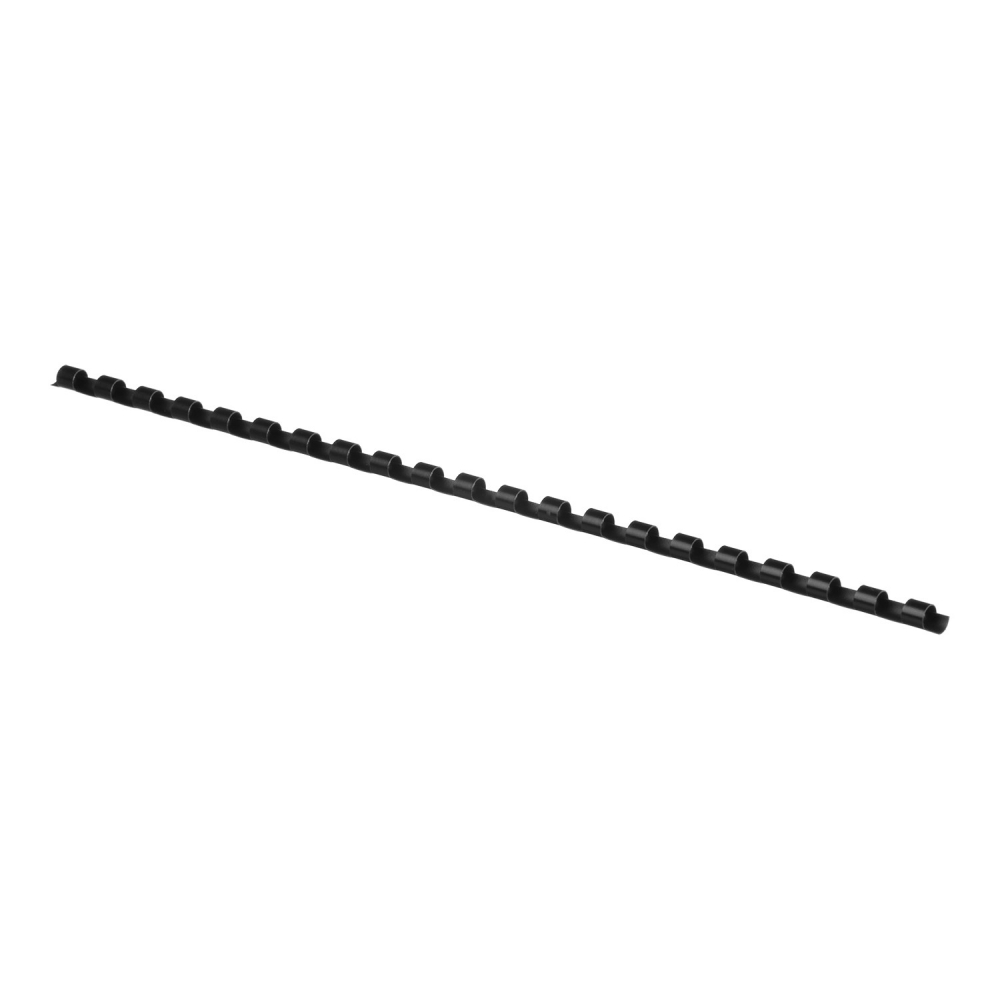 Пружина пластикова d 6мм, 2-30 арк. чорна, 100 шт.