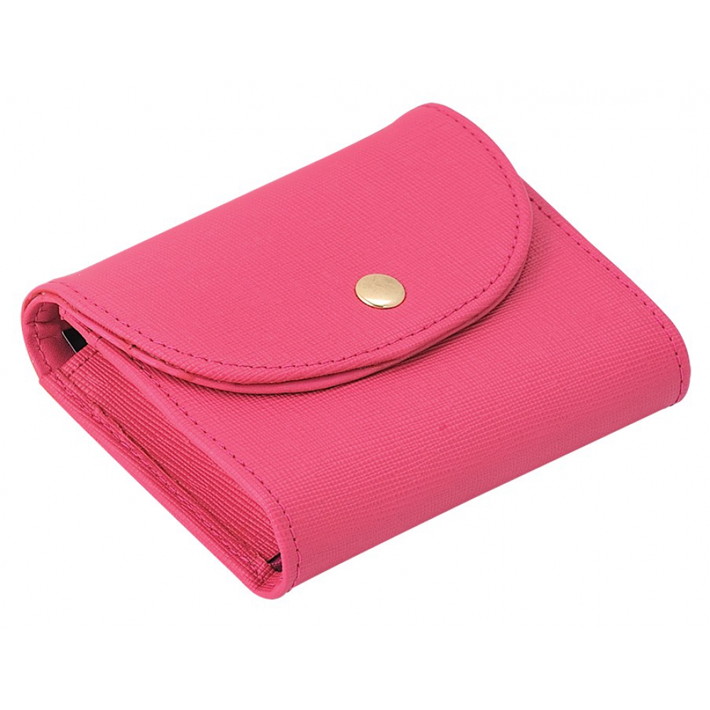 Футляр для пластикових карт “Stria” 10х7х2.8см, малиновий