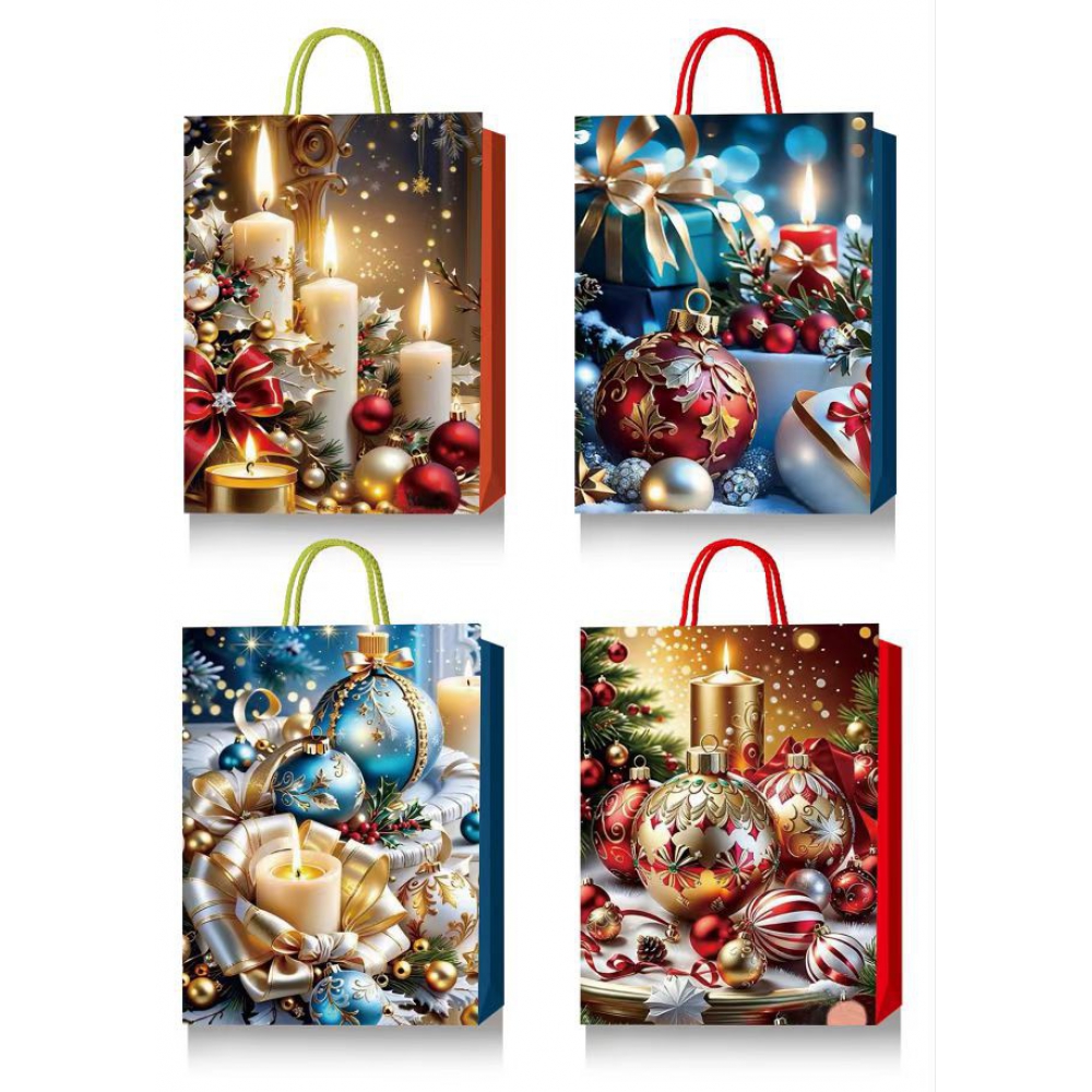 Пакет паперовий подарунковий, L:31х42х12см, тиснення фольгою BM.2000125