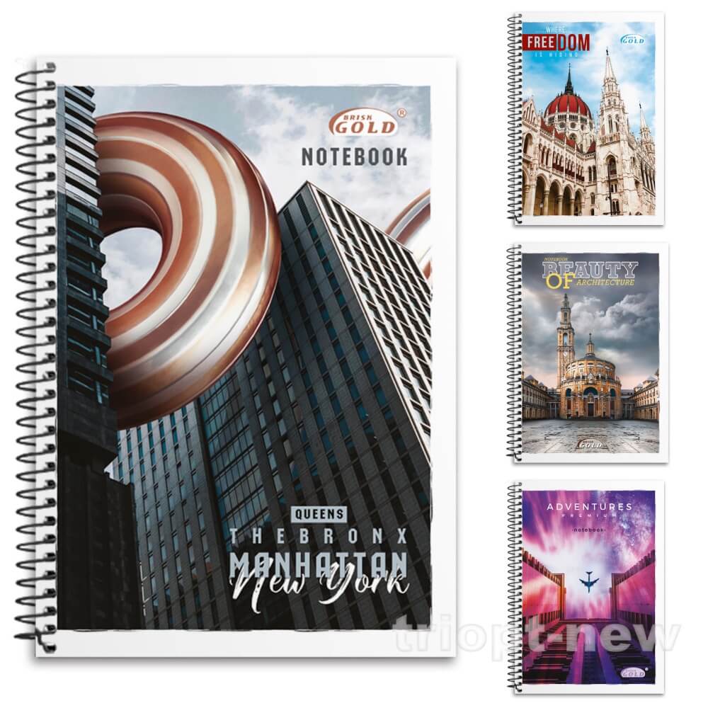 Блокнот верх. спір.ф-А6  80арк.