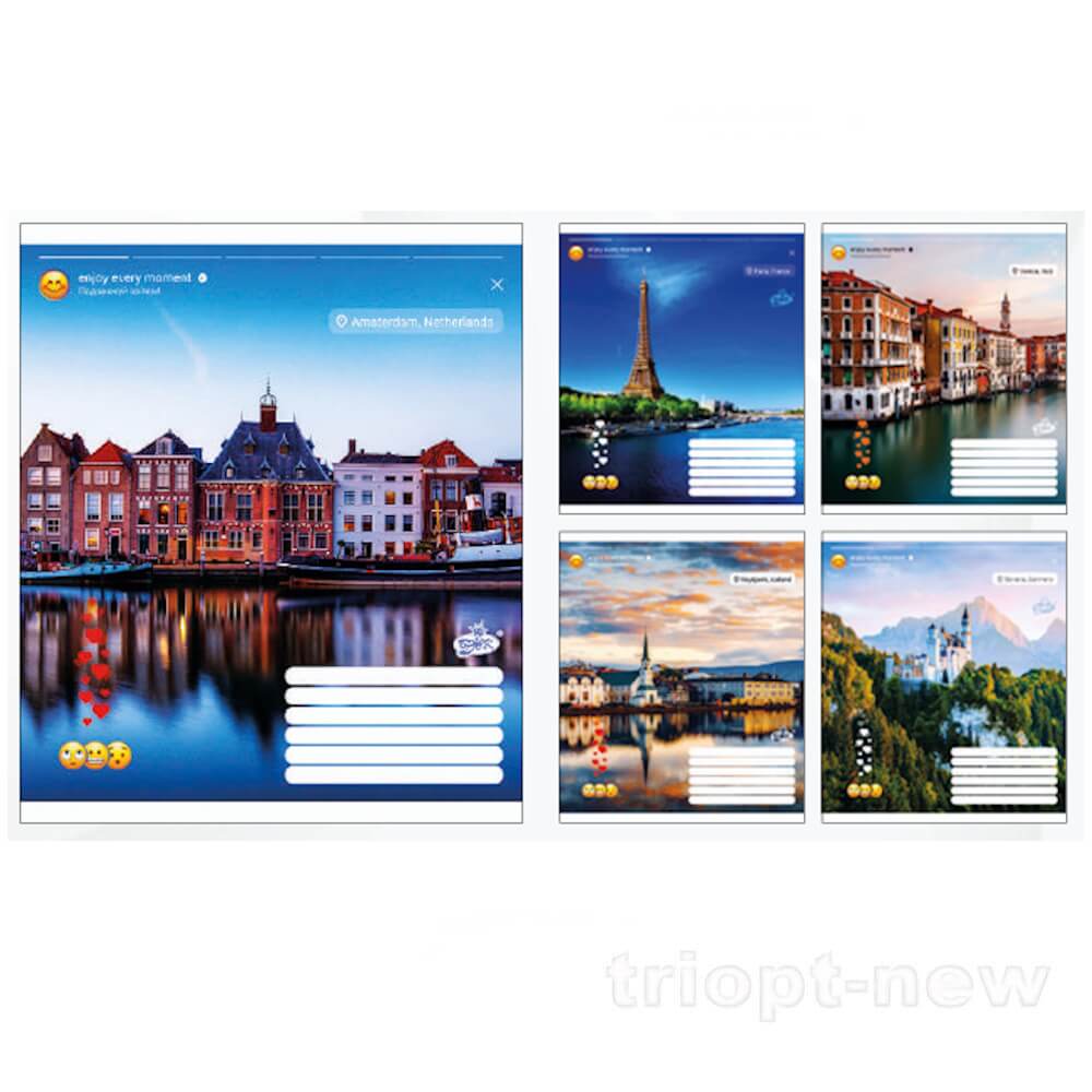 Зошит 60арк.оф.=ТВ-15 №2626 Iнста подорож