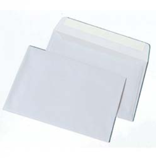Конверт С5 (162х229мм) білий СКЛ