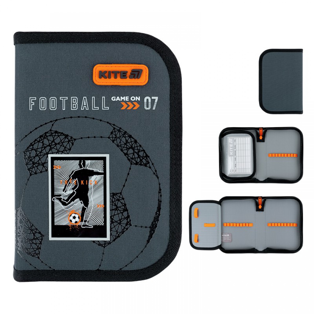 Пенал Kite K26-621-2, 1 відділення, 1 відворот, без наповнення