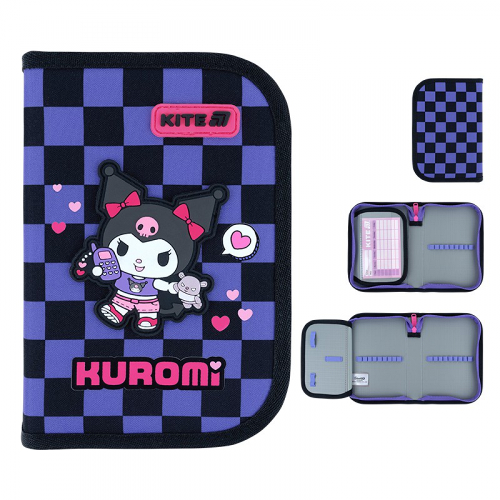 Пенал Kite HK26-621-2, 1 відділення, 1 відворот, без наповнення