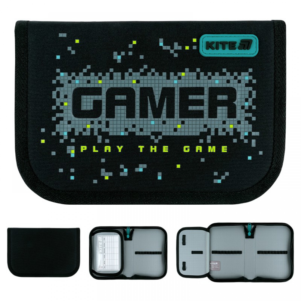 Пенал Kite K26-621-8, 1 відділення, 1 відворот, без наповнення