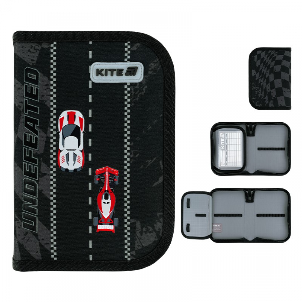 Пенал Kite K26-621-4, 1 відділення, 1 відворот, без наповнення