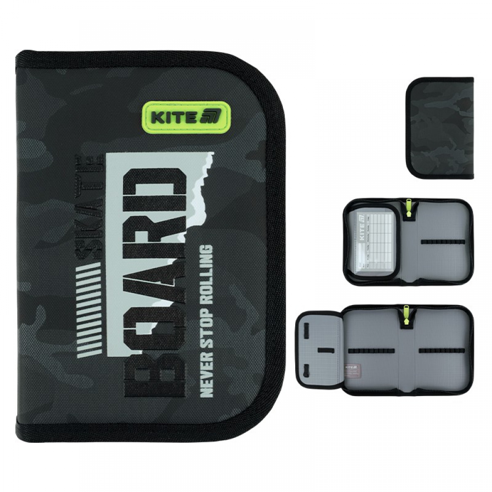 Пенал Kite K26-621-6, 1 відділення, 1 відворот, без наповнення