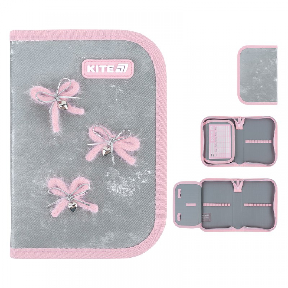 Пенал Kite K26-621-7, 1 відділення, 1 відворот, без наповнення