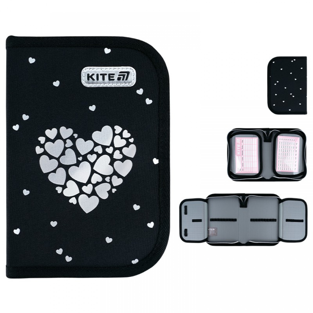 Пенал Kite K26-622-5, 1 відділення, 2 відвороти, без наповнення