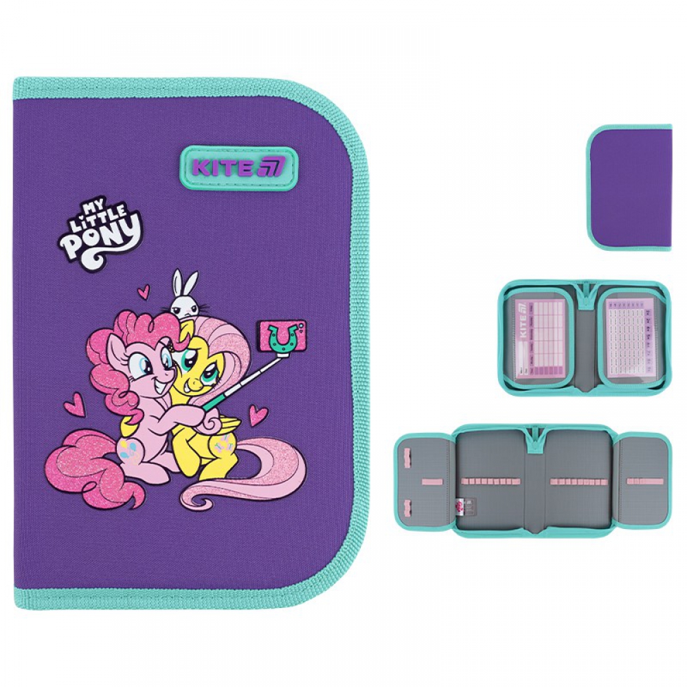 Пенал Kite LP26-622, 1 відділення, 2 відвороти, без наповнення