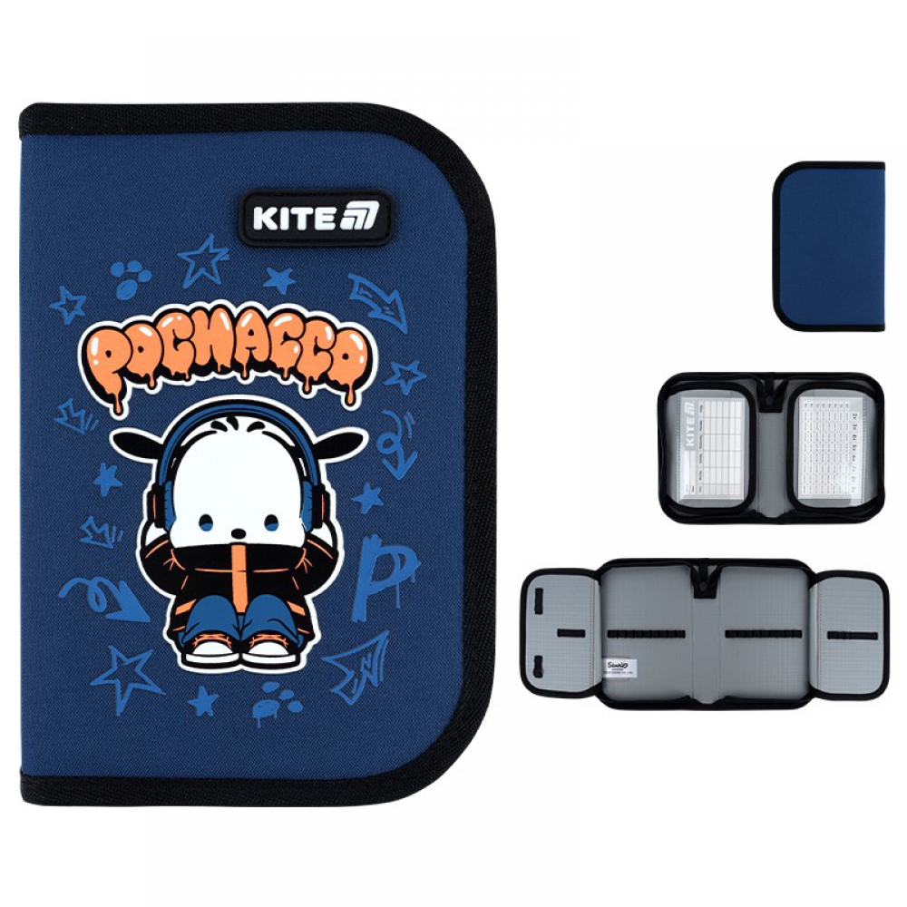 Пенал Kite PC26-622, 1 відділення, 2 відвороти, без наповнення