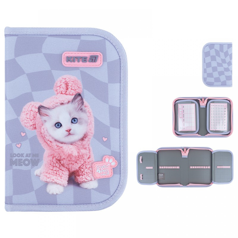 Пенал Kite SP26-622, 1 відділення, 2 відвороти, без наповнення