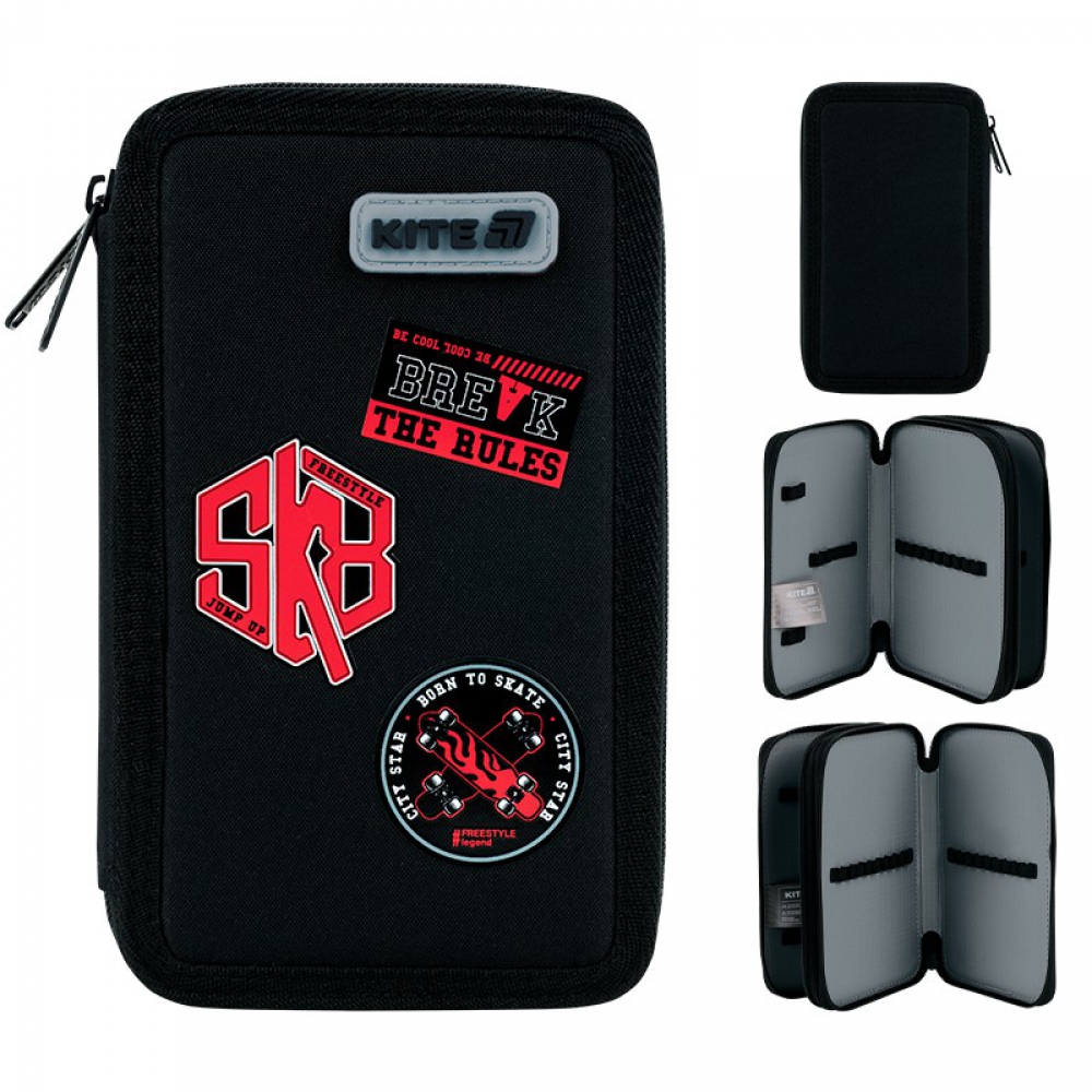 Пенал Kite K26-623-4, 2 відділення, без наповнення