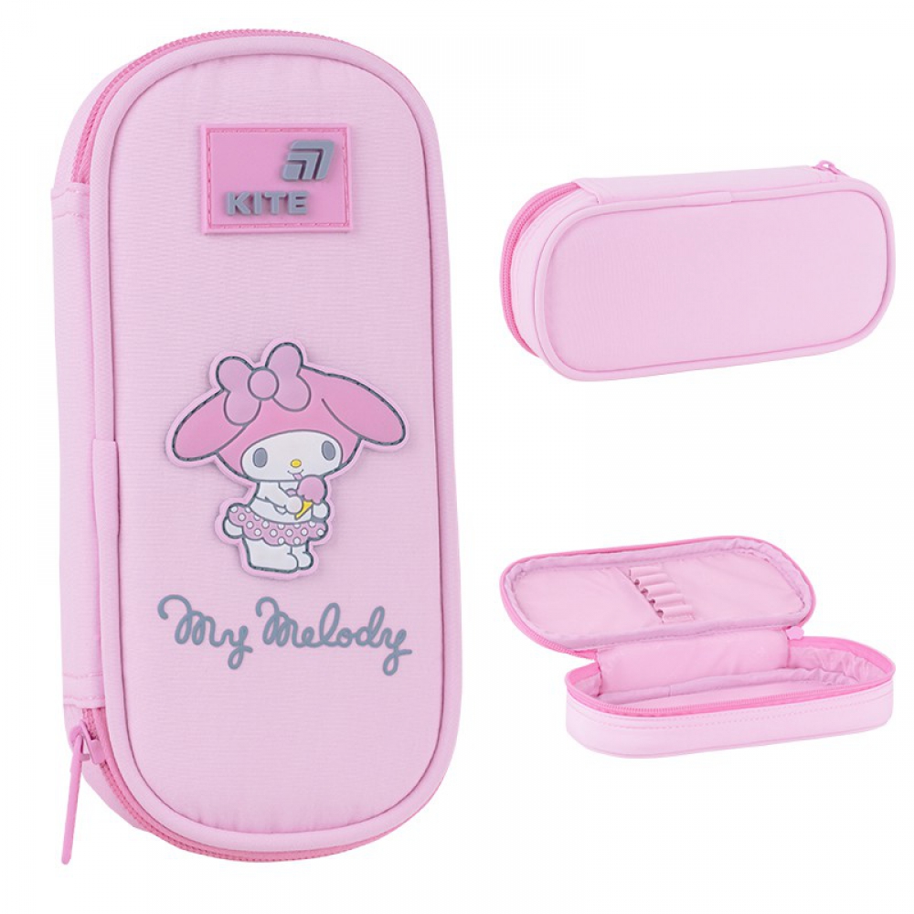 Пенал Kite HK26-662-2, 1 відділення, резинки для фіксації канцелярії