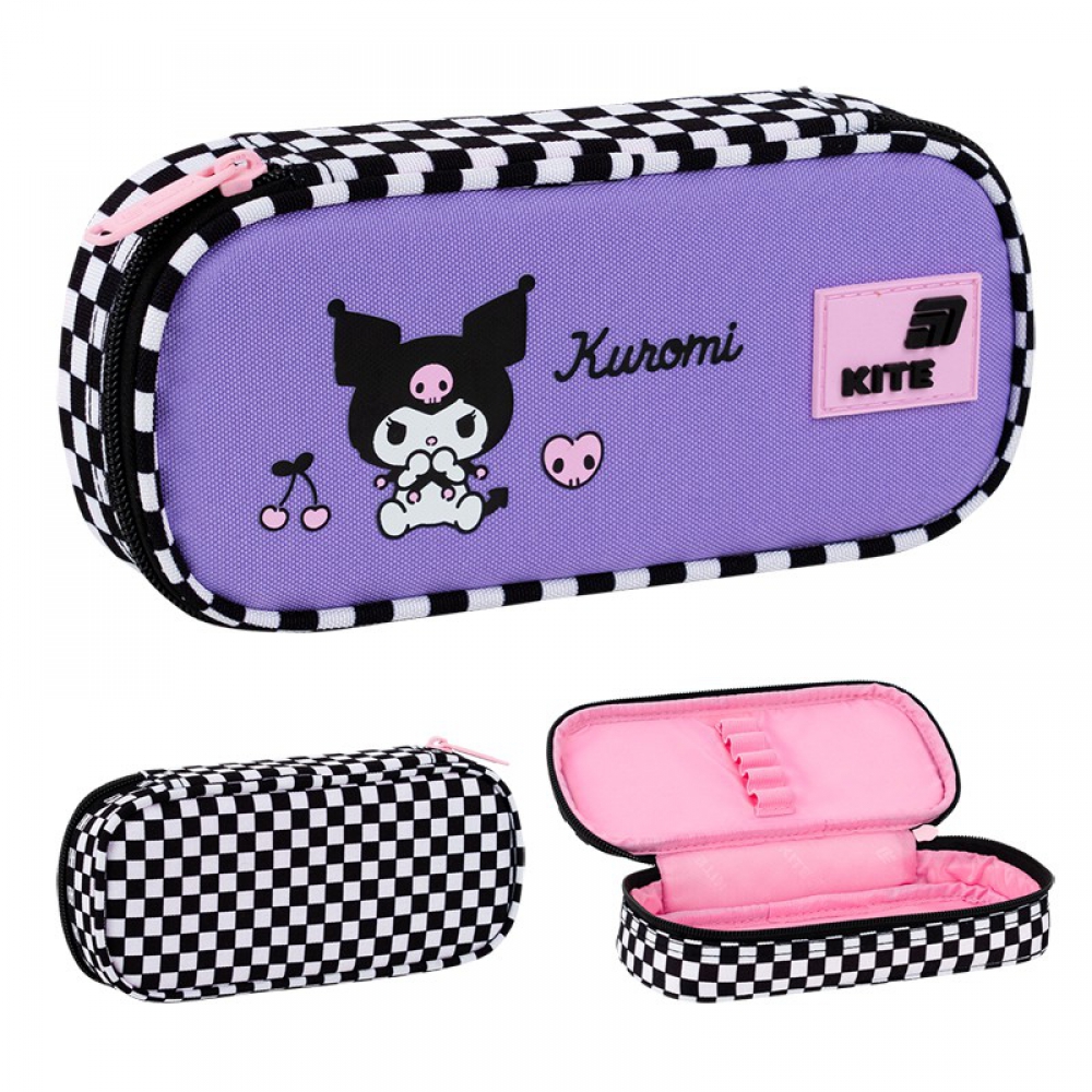 Пенал Kite HK26-662-4, 1 відділення, резинки для фіксації канцелярії