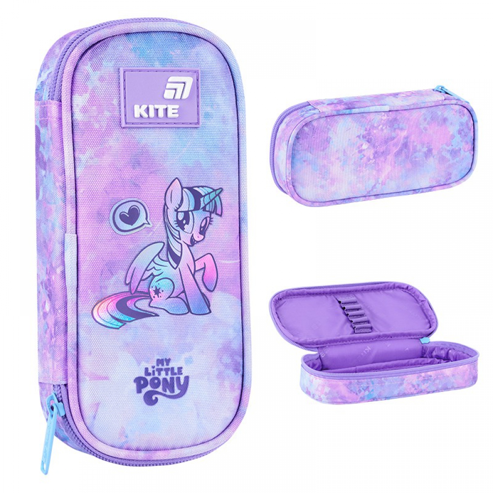 Пенал Kite LP26-662, 1 відділення, резинки для фіксації канцелярії