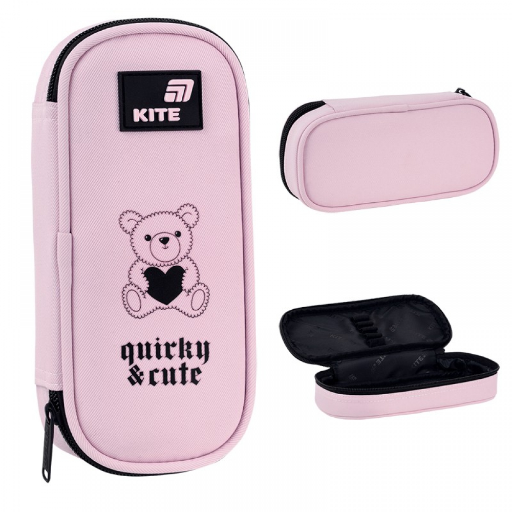 Пенал Kite K26-662-11, 1 відділення, резинки для фіксації канцелярії