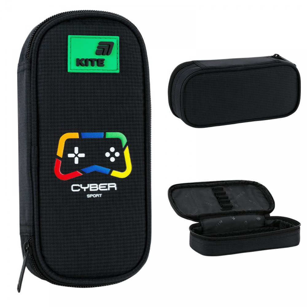 Пенал Kite K26-662-6, 1 відділення, резинки для фіксації канцелярії