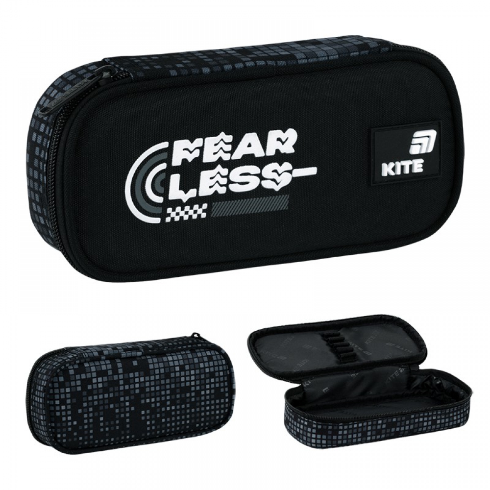 Пенал Kite K26-662-4, 1 відділення, резинки для фіксації канцелярії