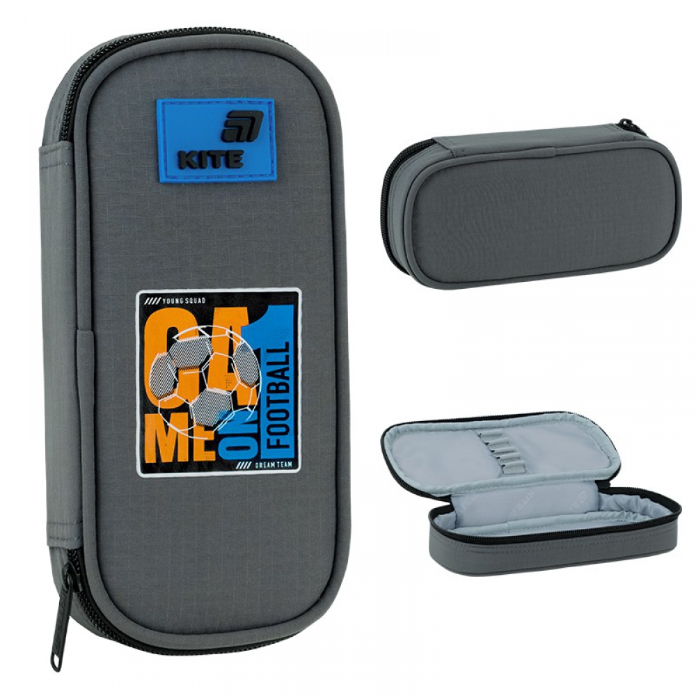 Пенал Kite K26-662-7, 1 відділення, резинки для фіксації канцелярії