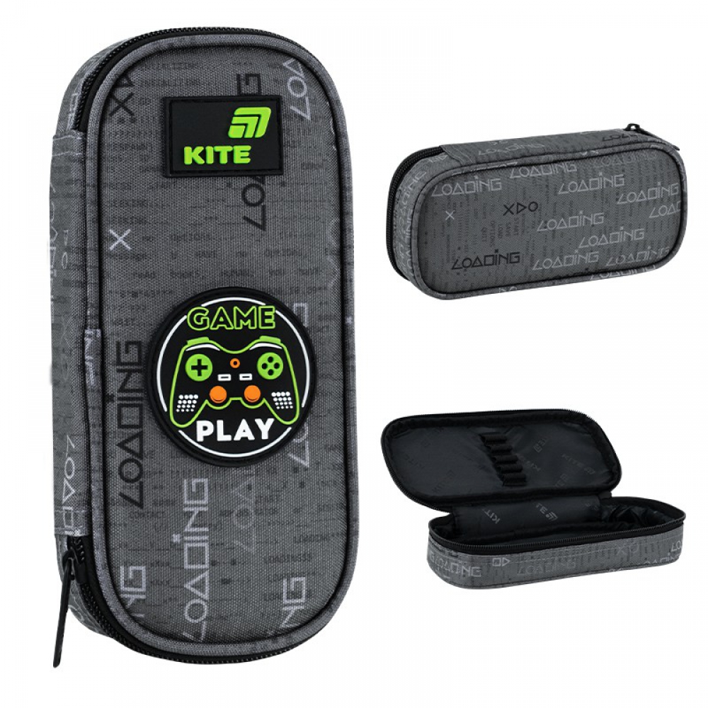 Пенал Kite K26-662-2, 1 відділення, резинки для фіксації канцелярії