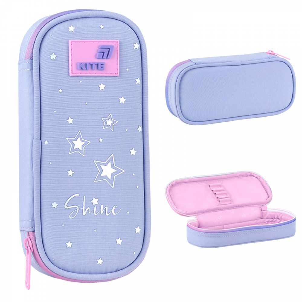 Пенал Kite K26-662-16, 1 відділення, резинки для фіксації канцелярії