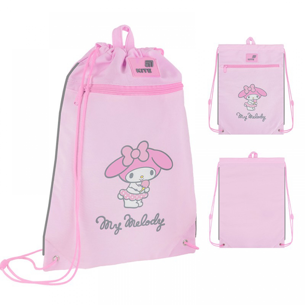 Сумка для взуття Kite HK26-601M-8, 1 відділення, 1 передня кишеня, петля для вішалки, світловідбивні елементи