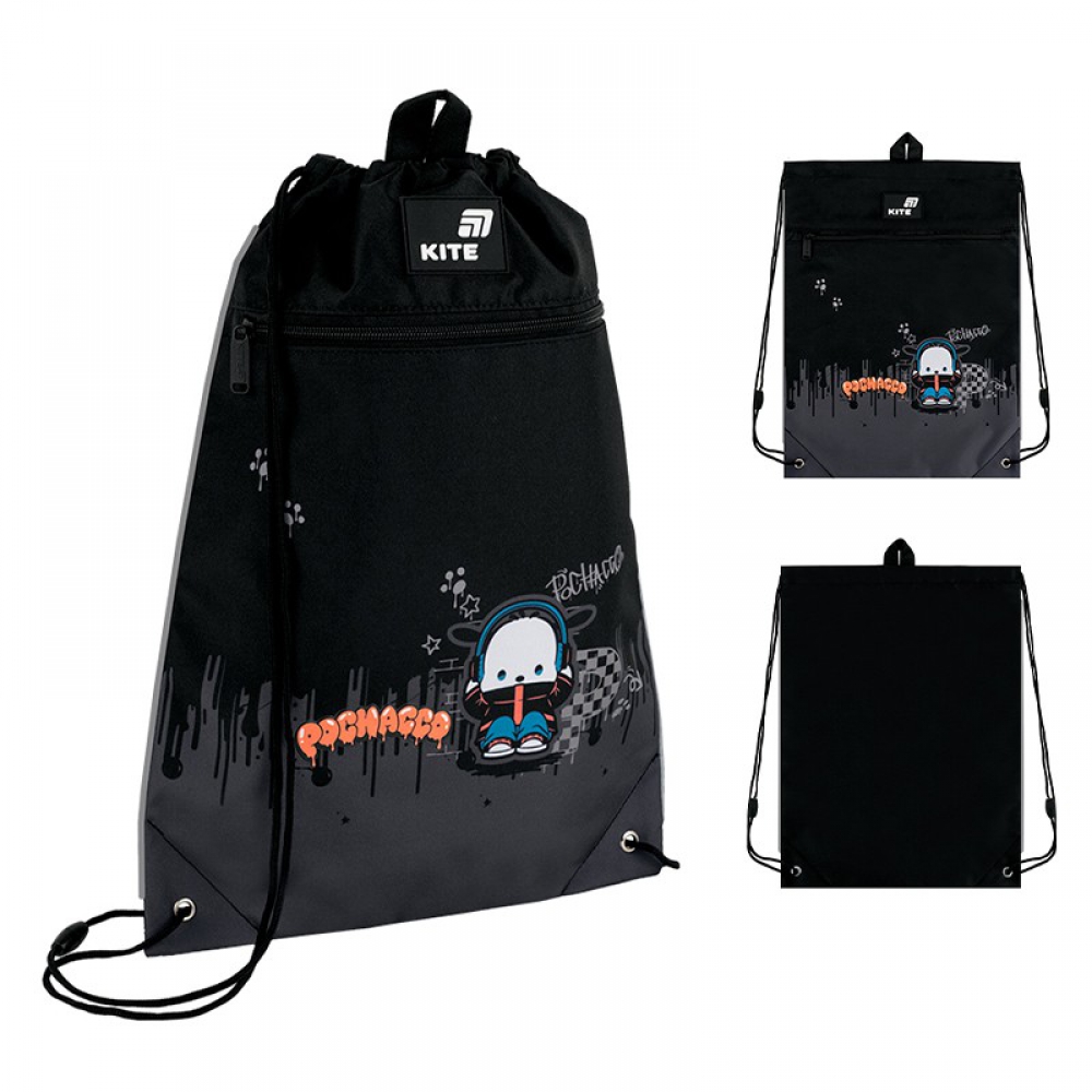 Сумка для взуття Kite PC26-601M, 1 відділення, 1 передня кишеня, петля для вішалки, світловідбивні елементи