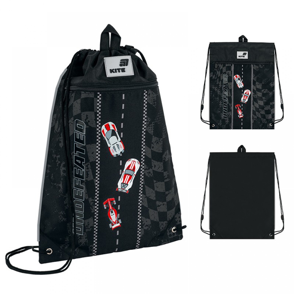 Сумка для взуття Kite K26-601M-8, 1 відділення, 1 передня кишеня, петля для вішалки, світловідбивні елементи