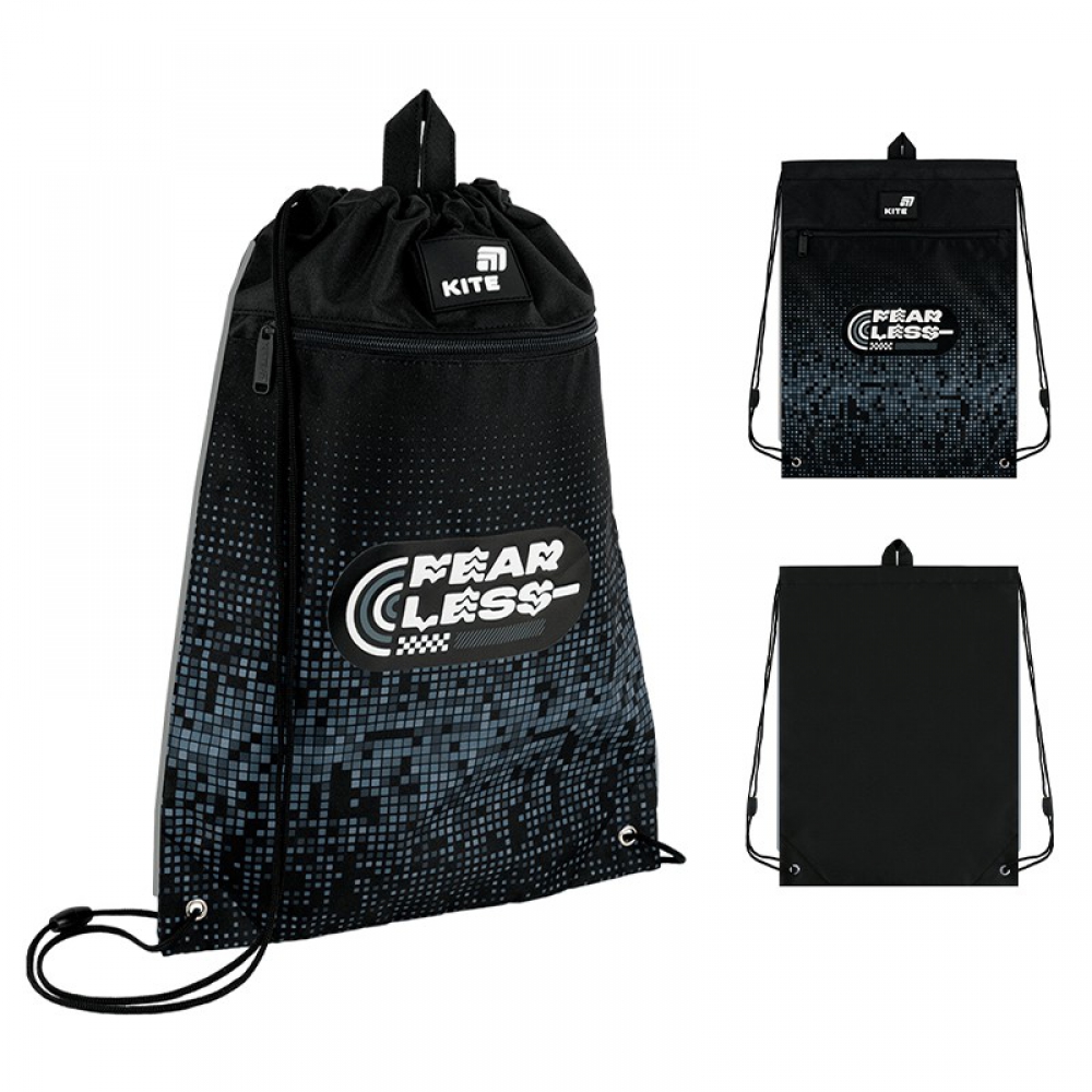 Сумка для взуття Kite K26-601M-32, 1 відділення, 1 передня кишеня, петля для вішалки, світловідбивні елементи