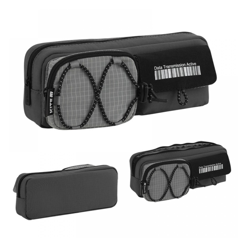 Пенал Kite K26-2701-2, 1 відділення, 2 кишені