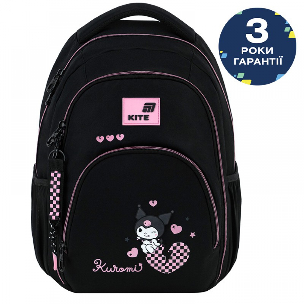 Рюкзак HK26-905M. Ортопедична спинка Ergo Teens, 2 відділення, 1 передня та 2 бічні кишені, ущільнена ручка, роздільники, кишеня для планшета, кишеня для телефону, органайзер, ключниця, нагрудний ремінь, світловідбивні елементи, підвіска