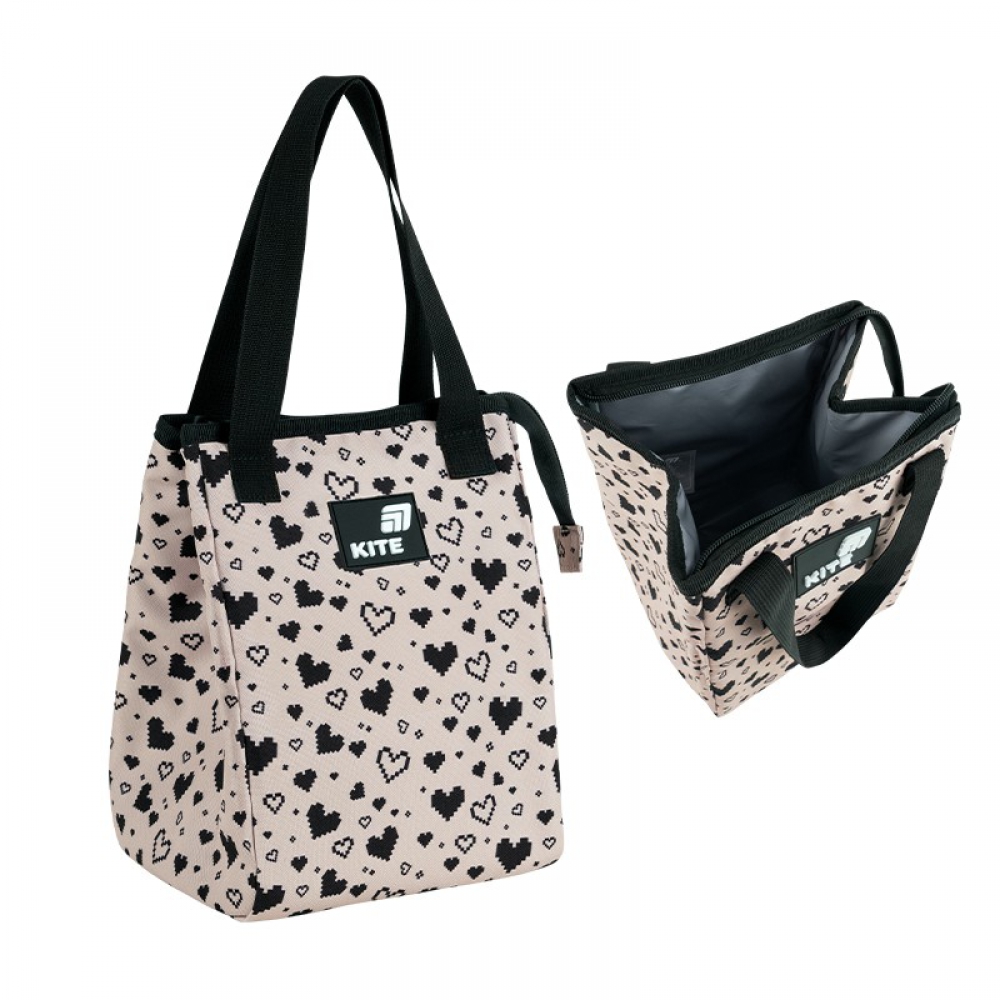 Сумка для ланчу на блискавці K26-2707-1. 1 відділення, термоізоляційна підкладка