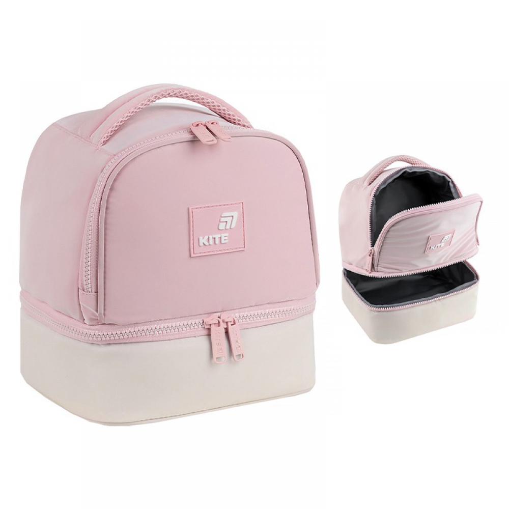 Сумка для ланчу K26-2708-3. 2 відділення, надійні блискавки, термоізоляційна підкладка