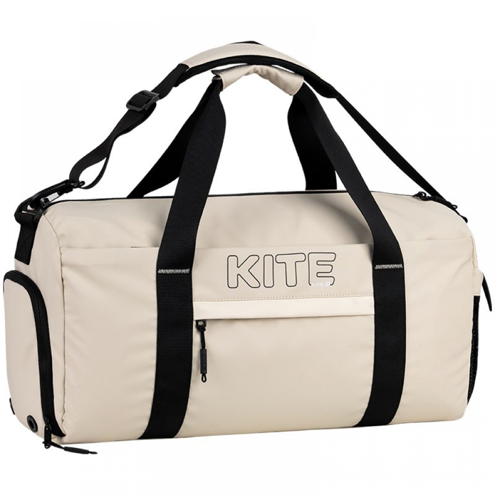 Сумка спортивна Kite Education teens K26-2530-2. 1 відділення, 1 передня та 1 бічна кишеня, кишеня з водонепроникним матеріалом, відділення для взуття з вентиляцією, ручки-переноски на липучці, знімний регульований плечовий ремінь