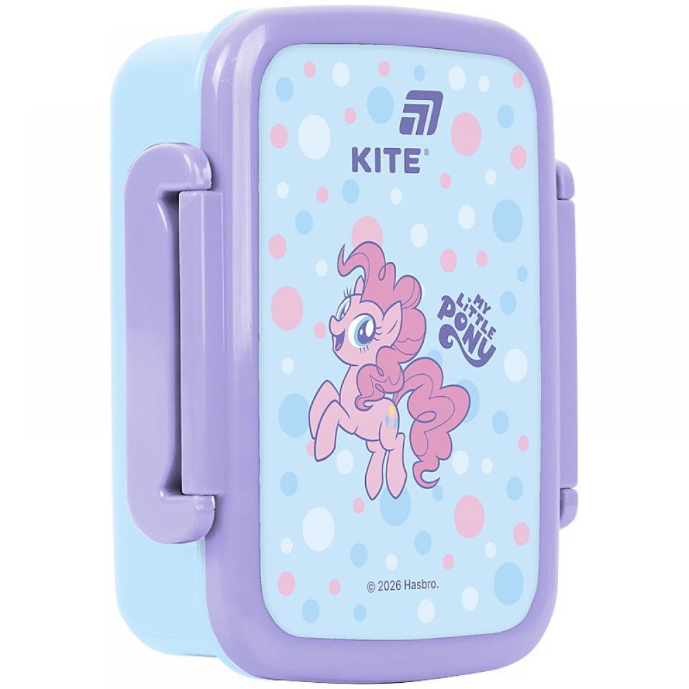 Ланчбокс для їжі. Виготовлений з харчового пластику. Має з'ємний розділювач. Об'єм 420 мл.