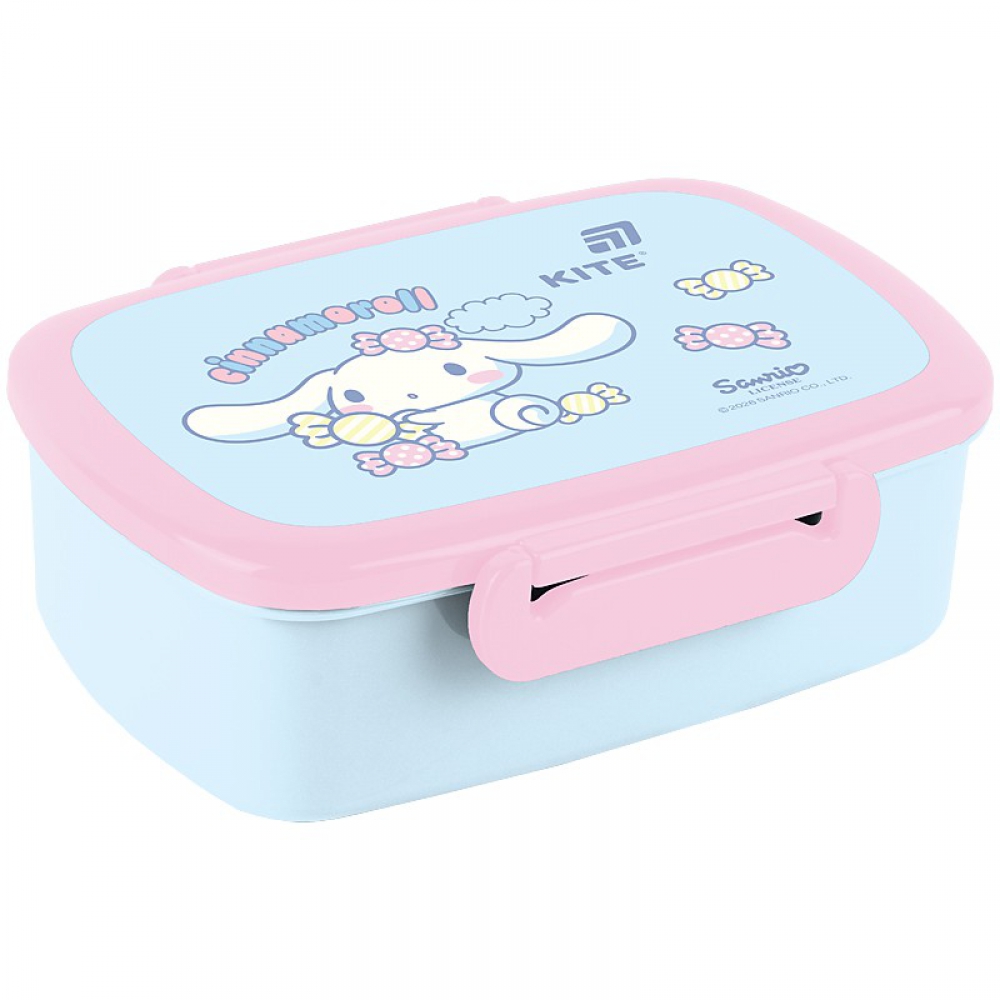 Ланчбокс для їжі. Виготовлений з харчового пластику. Доповнений столовим приладдям та додатковою ємністю. Об'єм 750 мл.