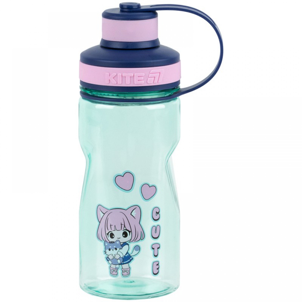 Пляшечка для води, 500 мл. Виготовена з тритану.