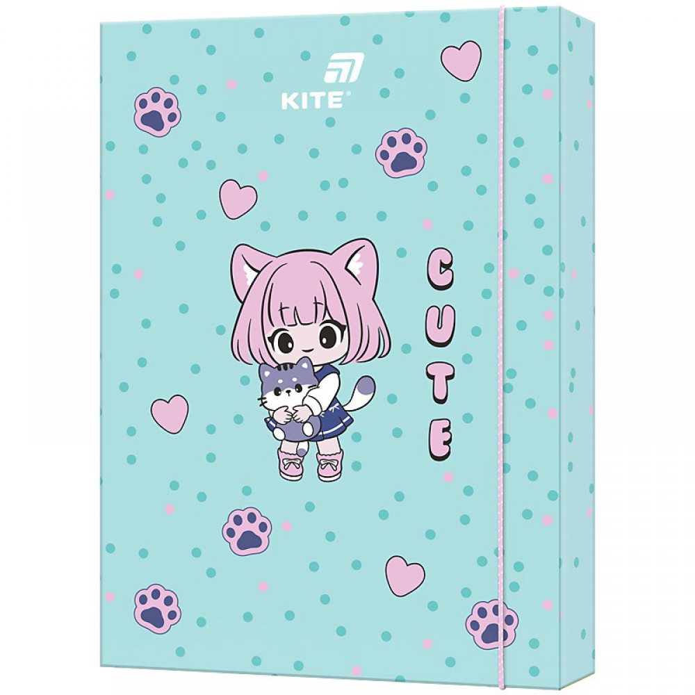 Папка для трудового навчання на гумці. А4+. Матеріал: ламінований картон.