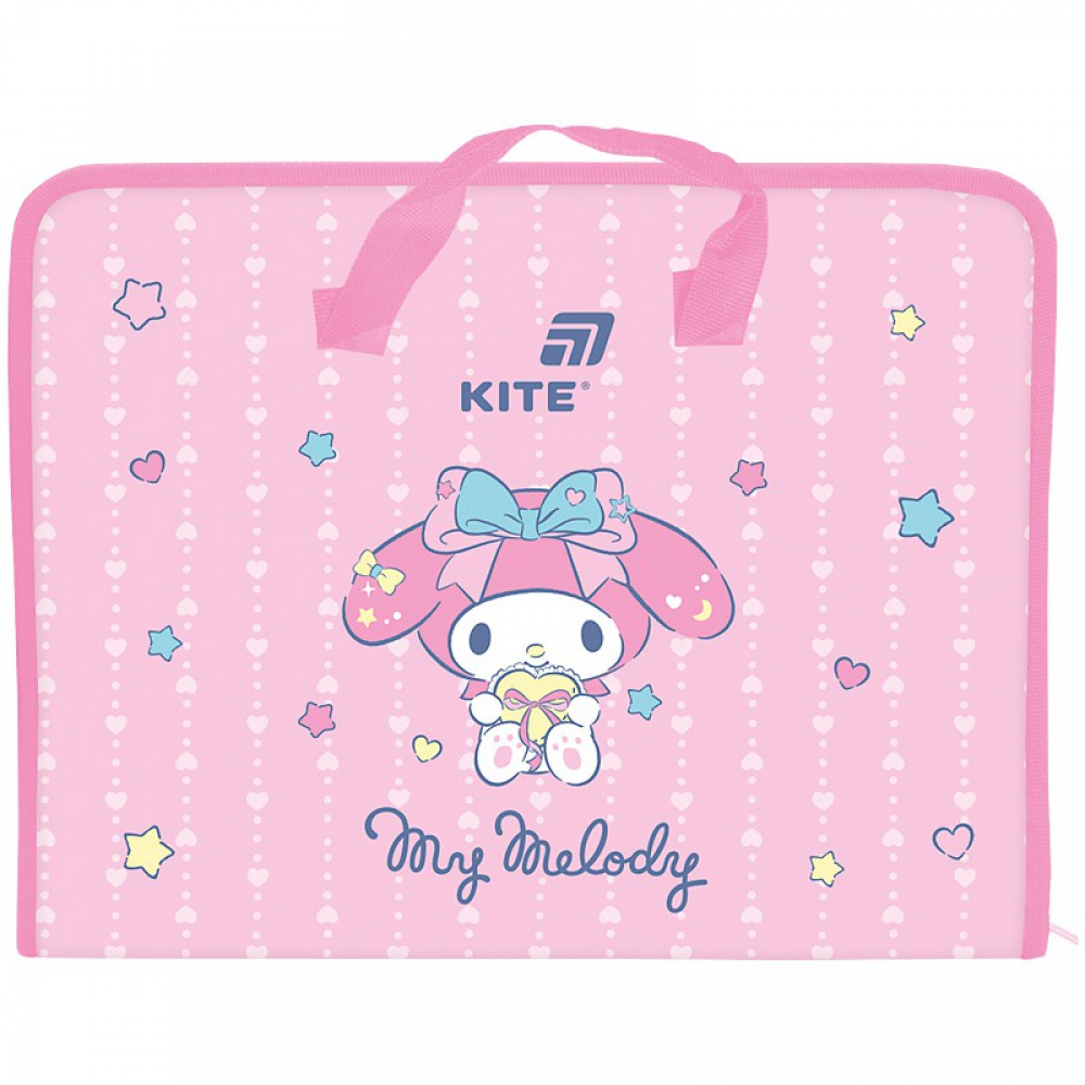 Папка-портфель пластикова, А4. 1 Відділення. Матеріал: поліпропілен. Товщина пластика: 650 мкм. Застібка: блискавка. Тканинна окантовка і ручки.