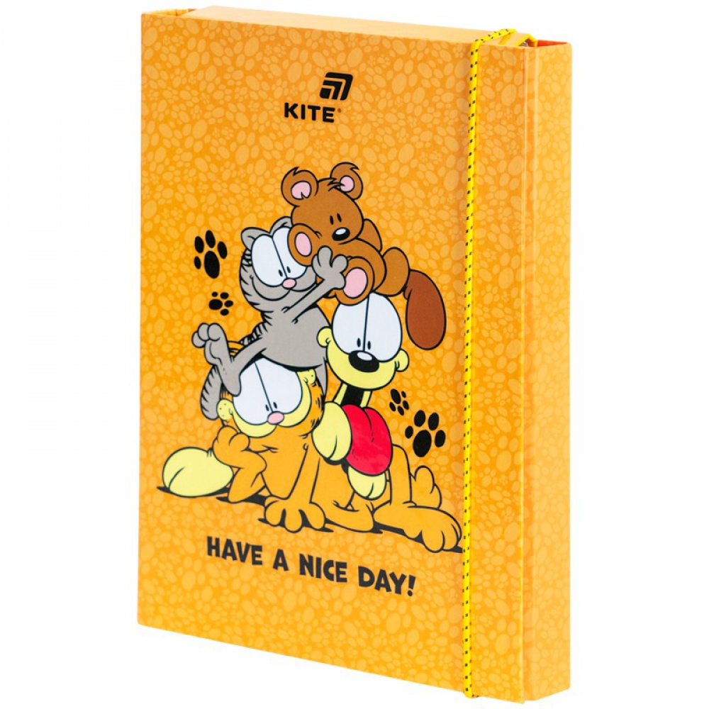 Папка для зошитів В5 на гумці картон, GF. Ширина корінця 2,5 см. Всередині місце для розкладу, таблиця множення, одиниці виміру.