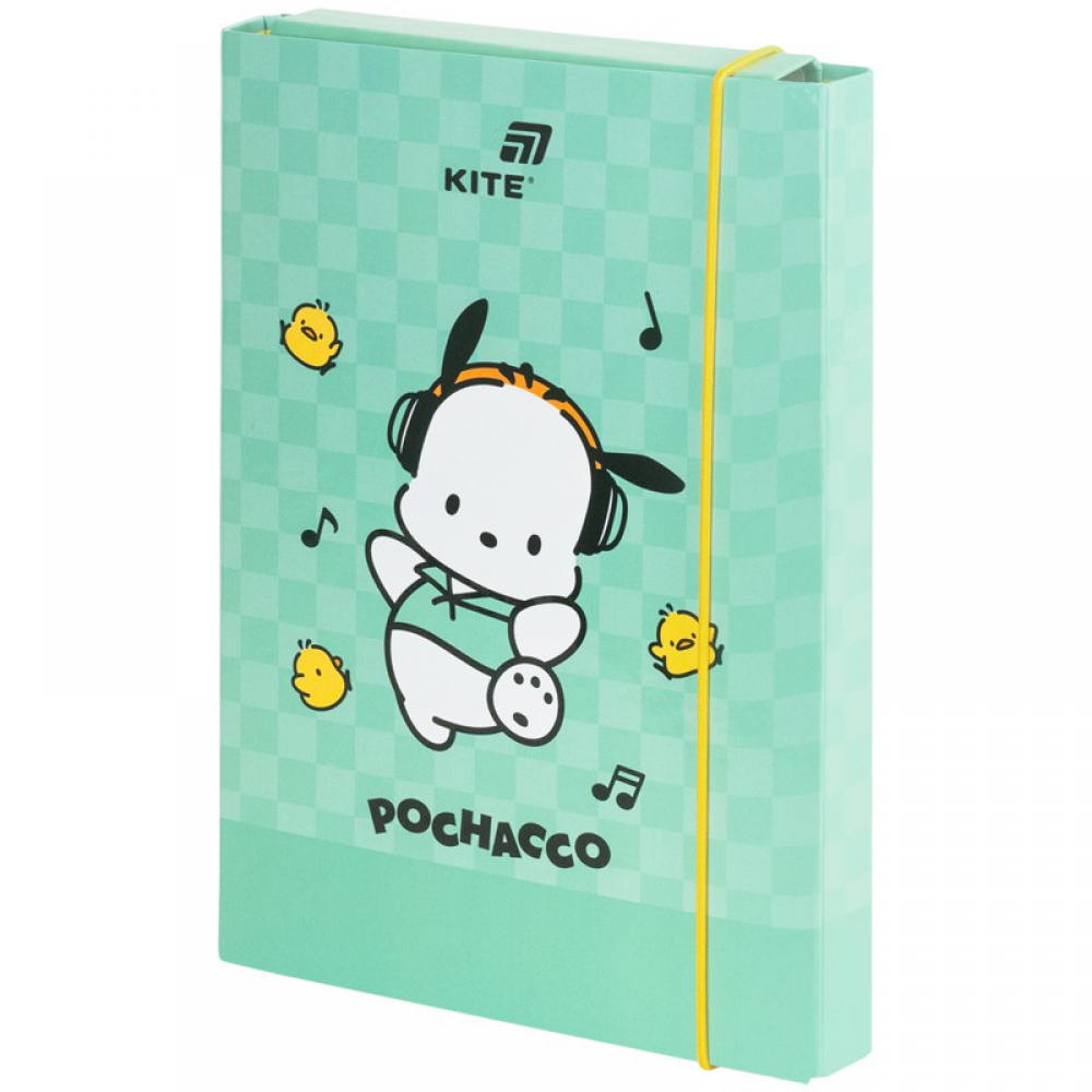 Папка для зошитів В5 на гумці картон, PC. Ширина корінця 2,5 см. Всередині місце для розкладу, таблиця множення, одиниці виміру.