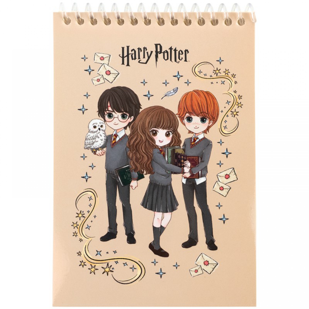 Блокнот пласт. сп., 48арк., А6 HP