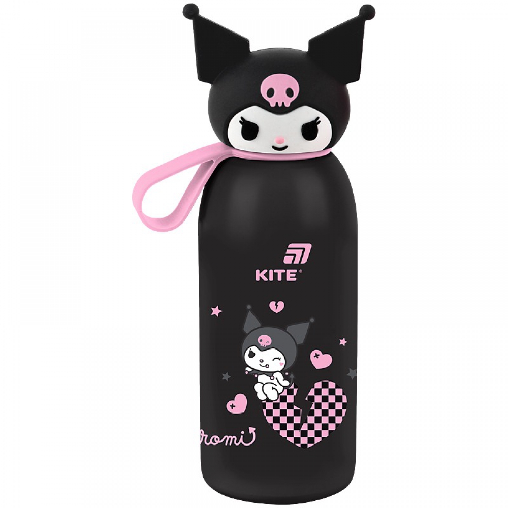 Термос з фігурною кришкою HK-2, 350 мл. Матеріал: нержавіюча сталь.