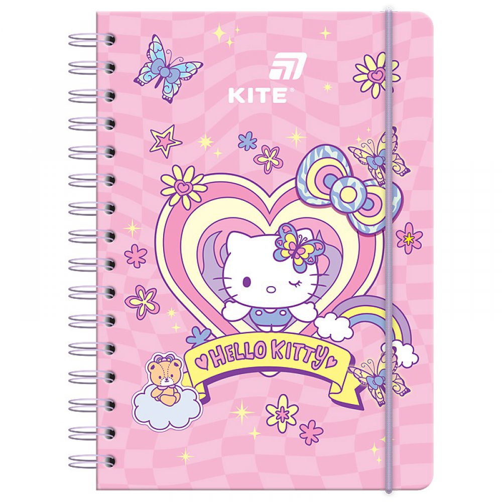 Блокнот на спіралі А5, 80 арк., кл., HK-1