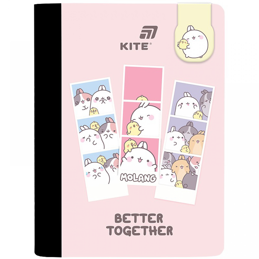 Блокнот з магн. закладкою, А5, 60 арк., кл., ML